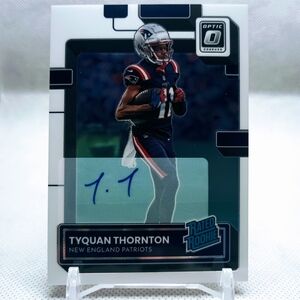 Tyquan Thornton 2022 Panini Donruss Optic Rated Rookie Auto  /150 #222 RC NFL Fo